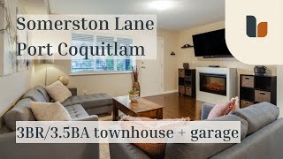 Furnished townhouse in Port Coquitlam  Somerston Lane [upl. by Yk468]