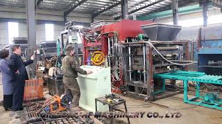 Qingdao HF QT1015 Block Making MachineConcrete brick machineCement hollow block machine [upl. by Kingston]