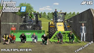 HARVESTING 4000000L SILAGE  The Old Stream Farm  Farming Simulator 22 Multiplayer  Episode 16 [upl. by Nylcsoj]