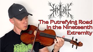 Demilich  The Putrefying Road in the Nineteenth Extremity violin cover [upl. by Anirrak]