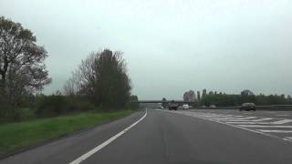 Driving On The M5 From Taunton Deane Motorway Services To J26 Wellington England 4th May 2012 [upl. by Leugimsiul]