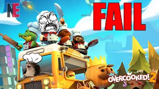 A PIOR PARTIDA de OVERCOOKED 2 da HISTÓRIA [upl. by Medin]