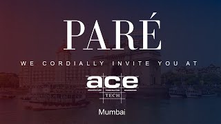 Pare Innovations at Acetech Exhibitions  Teaser video [upl. by Ecela]