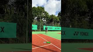 Baseline to net speed test tennisfitness tennis tennisinspiration tennisathletes tenniscoach [upl. by Hamer393]