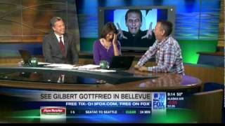 GILBERT GOTTFRIED ON Q13 FOX NEWS  PARLOR LIVE COMEDY CLUB [upl. by Lasley96]