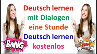 Deutsch lernen mit Dialogen  A1 A2  audiobook A1 A2 [upl. by Any]