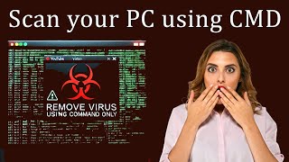 How to Remove Viruses using Command Prompt Only [upl. by Rayshell]