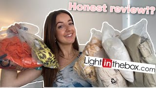 LIGHT IN THE BOX TRY ON HAUL  HONEST REVIEW [upl. by Siuluj668]