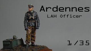 Painting The Ardennes Officer  Beginner Process Explained [upl. by Sianna942]