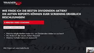 So finde ich die besten Dividendenaktien [upl. by Nnylyaj]