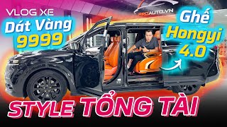 KIA Carnival lên style Tổng tài Ghế chủ tịch ra lệnh giọng nói dát vàng 9999  Vlog Xe [upl. by Tepper]