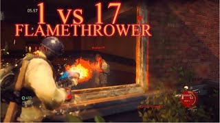 1 vs 17 Comeback FlamethrowerRevolver  The Last of Us Remastered [upl. by Edik]