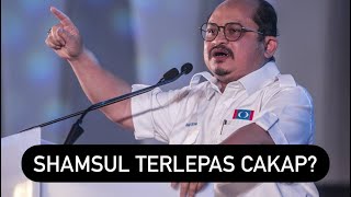 Shamsul Terlepas Cakap [upl. by Einahpit]