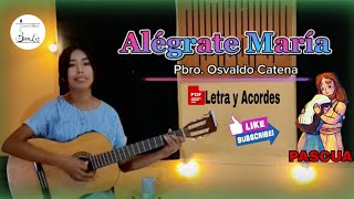 Alégrate María  Pascua Letra y Acordes PDF [upl. by Kreager]