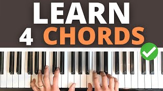 Create Beautiful Progressions with 4 Chords  Intermediate Piano [upl. by Murtagh199]