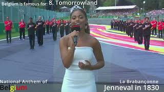 F1 Spa Francorchamps 2024  National Anthem of Belgium Performed By Alyah Lukunku [upl. by Olimreh]