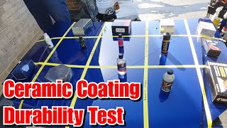 15 Fan Favorite Ceramic Coatings Durability Test Some Surprises amp SHOCKING RESULTS [upl. by Alyosha]