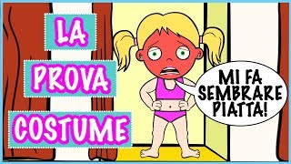 LA PROVA COSTUME 👙☀️⛱ PARODIA ANIMATA  Collezione Costumi Tezenis 2019 Yamamay Intimissimi [upl. by Mongeau170]