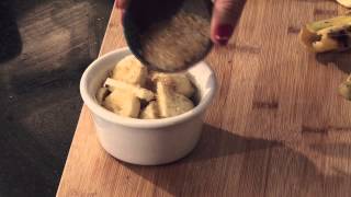 How to Make Crunchy Caramelized Bananas  Delectable Dishes [upl. by Notsecnirp]