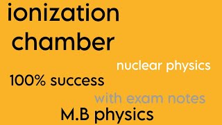 ionization chamberprincipal construction amp workingNuclear physics semester 7 [upl. by Brigg205]