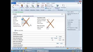 Microsoft Dynamics AX  Working In Dynamics AX Screens Tutorial [upl. by Leahkim944]