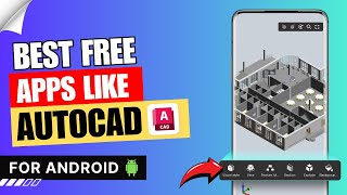 3 Best Free Apps Like AutoCAD for Android  AutoCAD Alternatives for Mobile ✅ [upl. by Araccat]