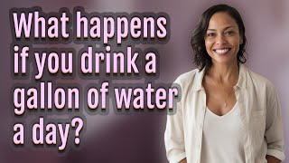 What happens if you drink a gallon of water a day [upl. by Lema]