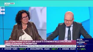 Lucia Arribas sur BFM TV Solutions Prompteur [upl. by Coussoule]