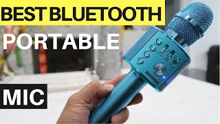 BONAOK Bluetooth Microphone UNBOX amp REVIEW  Karaoke Mic With Speaker [upl. by Gracye]