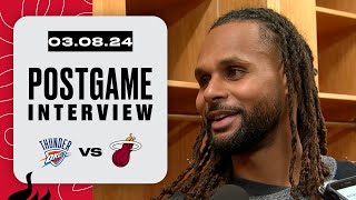 Postgame Interview Patty Mills [upl. by Lewap]