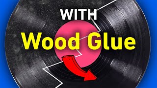 How to Clean Vinyl Records with Wood Glue [upl. by Oliviero]