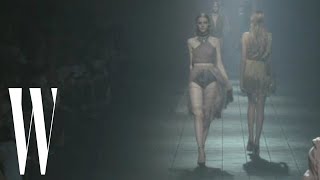 Lanvin Spring 2012  runway fashion show  W Magazine [upl. by Yrovi]