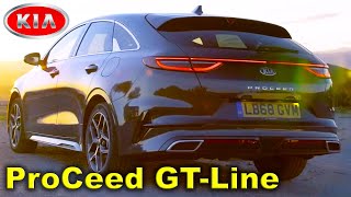 2019 Kia ProCeed GTLine 16 CRDi Detailed Look Exterior Interior Drive l Penta Metal l UK Spec [upl. by Dow902]