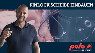 PinlockScheibe am Motorradhelm anbringen so gehts [upl. by Snoddy]