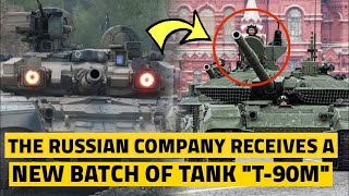 The Russian army receives a new batch of tanks quotT90Mquot after its modernization [upl. by Binnie]