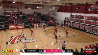 McCook Bison Basketball vs Ainsworth [upl. by Ominorej]