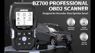 ANCEL BZ700 Professional OBD2 Scanner for Mercedes Benz Sprinter Smart [upl. by Olivia]