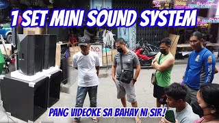 1 SET MINI SOUNDPANG VIDEOKE SA BAHAY NI SIR120K BUDGET BOUND TO RIZAL electrosoundsanddiy [upl. by Consolata359]