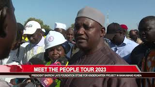 Meet the people tour President Barrow visits multimilliondalasi project sites [upl. by Bordiuk]