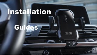 VANMASS 70 Car Vent Phone Mount Installation Video [upl. by Woodward]