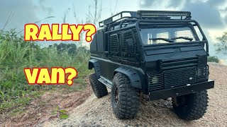 Trx4 defender body modification to a vanrally [upl. by Schacker]