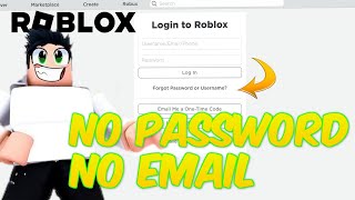 How To Reset Your Roblox Password Without Email 2023  Get Your Roblox Account Back Working [upl. by Aneehsyt820]