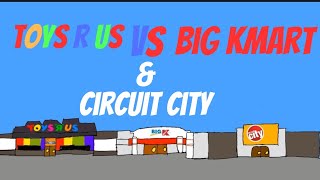 Toys R Us Vs big Kmart amp circuit city The Ending is so sad 😭 [upl. by Anuait]