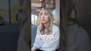 IYKYK haircut fringe badhairday highmaintenance relatable hairstyle funnyvideo fyp [upl. by Ranie]