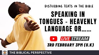 Speaking in Tongues  Heavenly language or…  The Biblical Perspective [upl. by Yennek381]