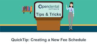 QuickTip Creating a New Fee Schedule [upl. by Eillib]