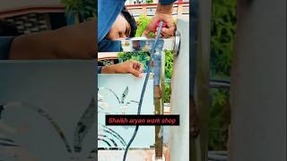 Balcony glass work⚒🧰⚒🏠 knightpreengineering shedwork galss galsswork home gatework trending [upl. by Eikcuhc]