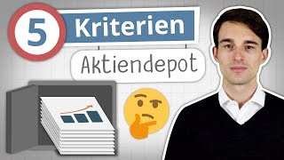 Welches Aktiendepot für Anfänger 5 Kriterien zum DepotVergleich [upl. by Newsom830]