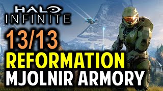 All 13 Reformation Mjolnir Armory Locations  Halo Infinite Collectibles Guide [upl. by Leahcimdivad300]