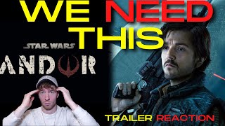 WHAT WE WANTED STAR WARS quotANDOR TRAILER REACTIONquot [upl. by Mizuki]